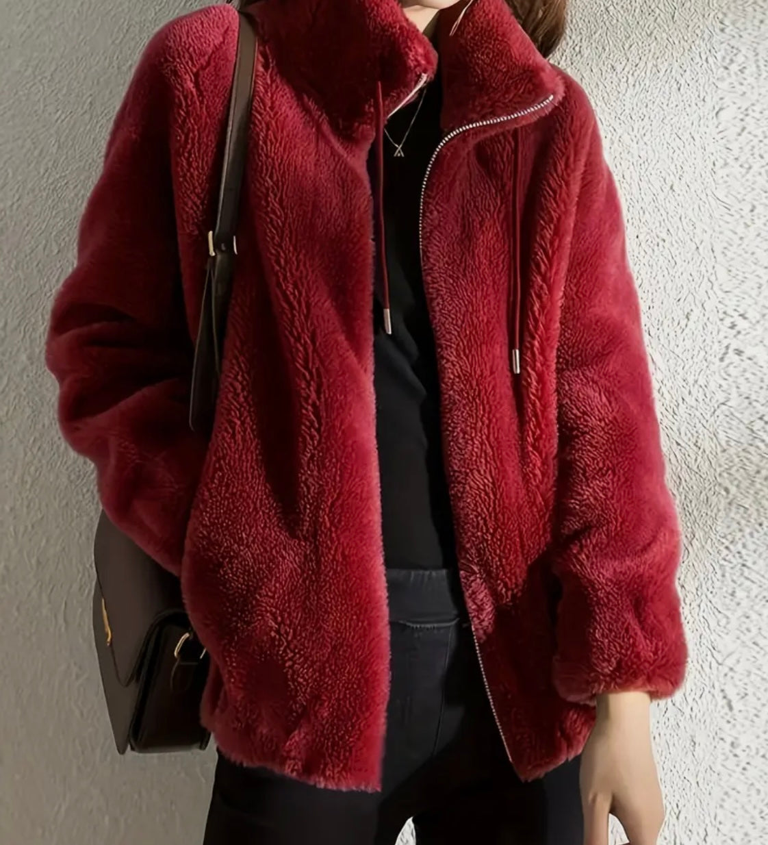 Teddy zip jacket