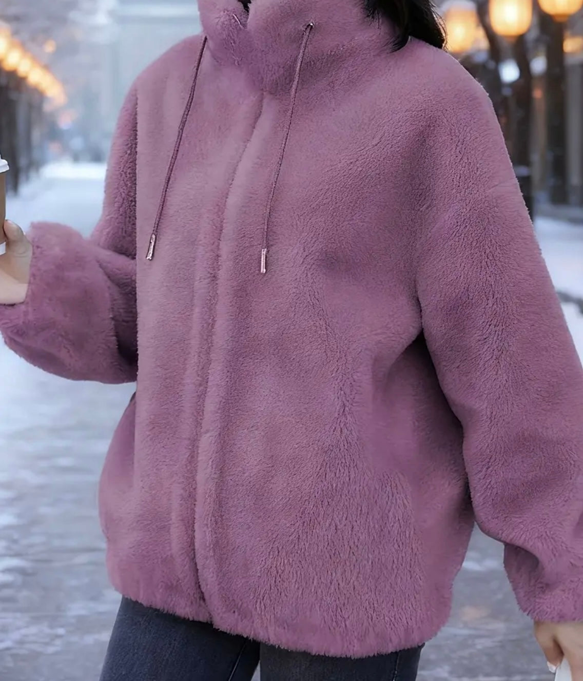 Teddy zip jacket
