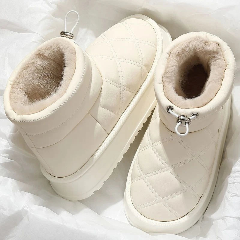 Waterproof quilted boots
