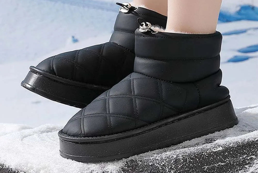 Waterproof quilted boots