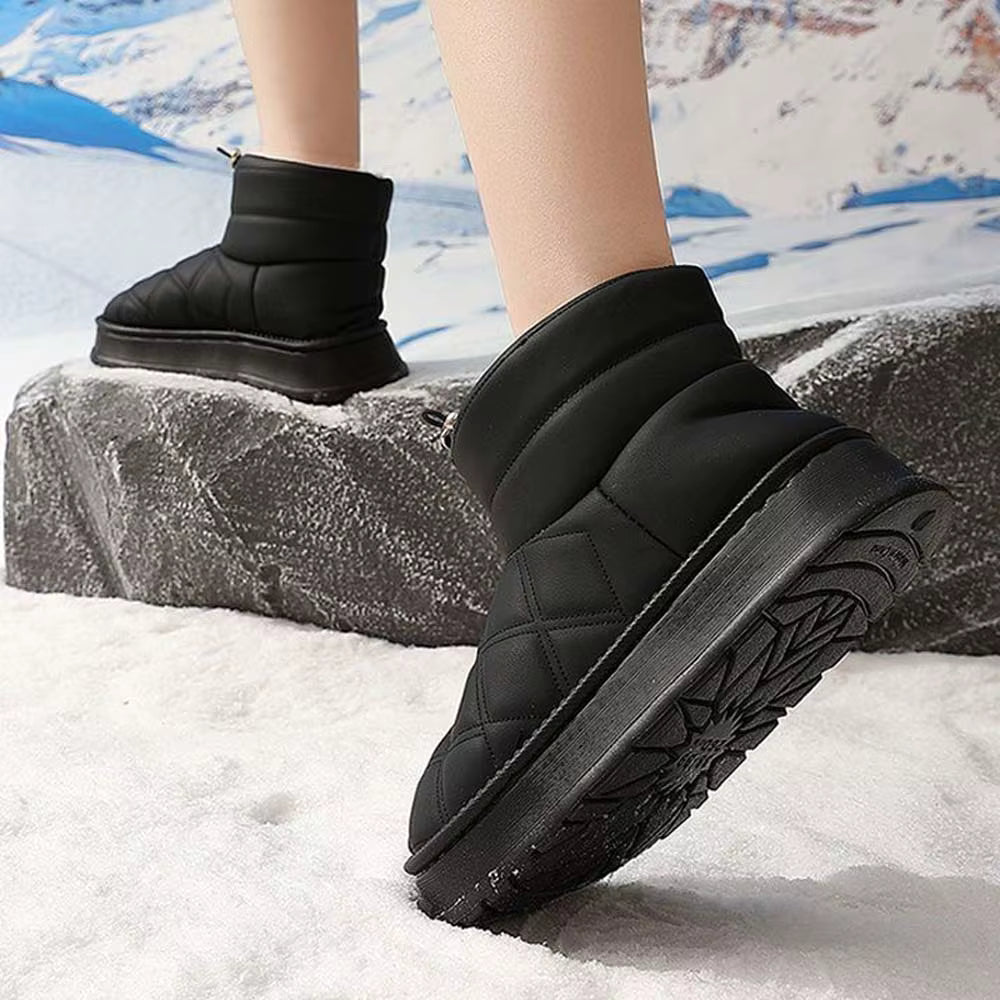 Waterproof quilted boots