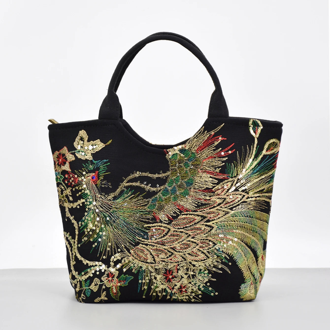 Elegant Embroidered Tote