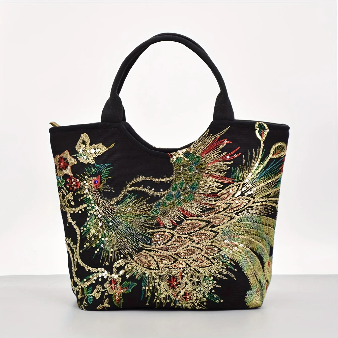 Elegant Embroidered Tote