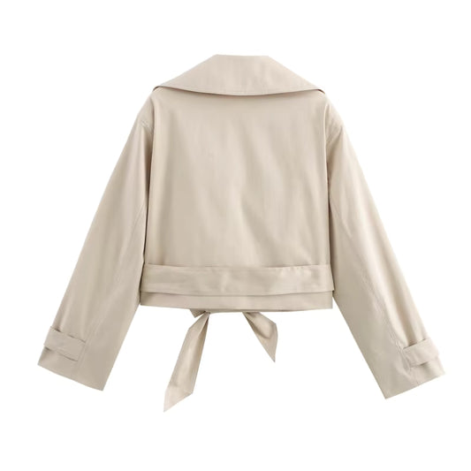 Trenchcoat med bälte