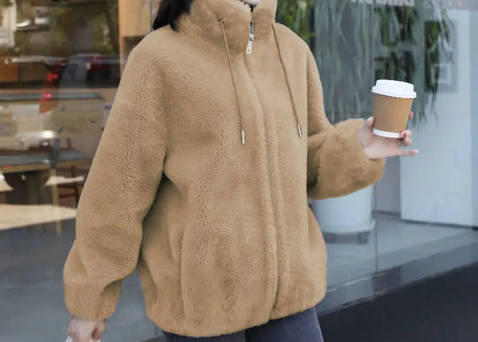 Teddy zip jacket